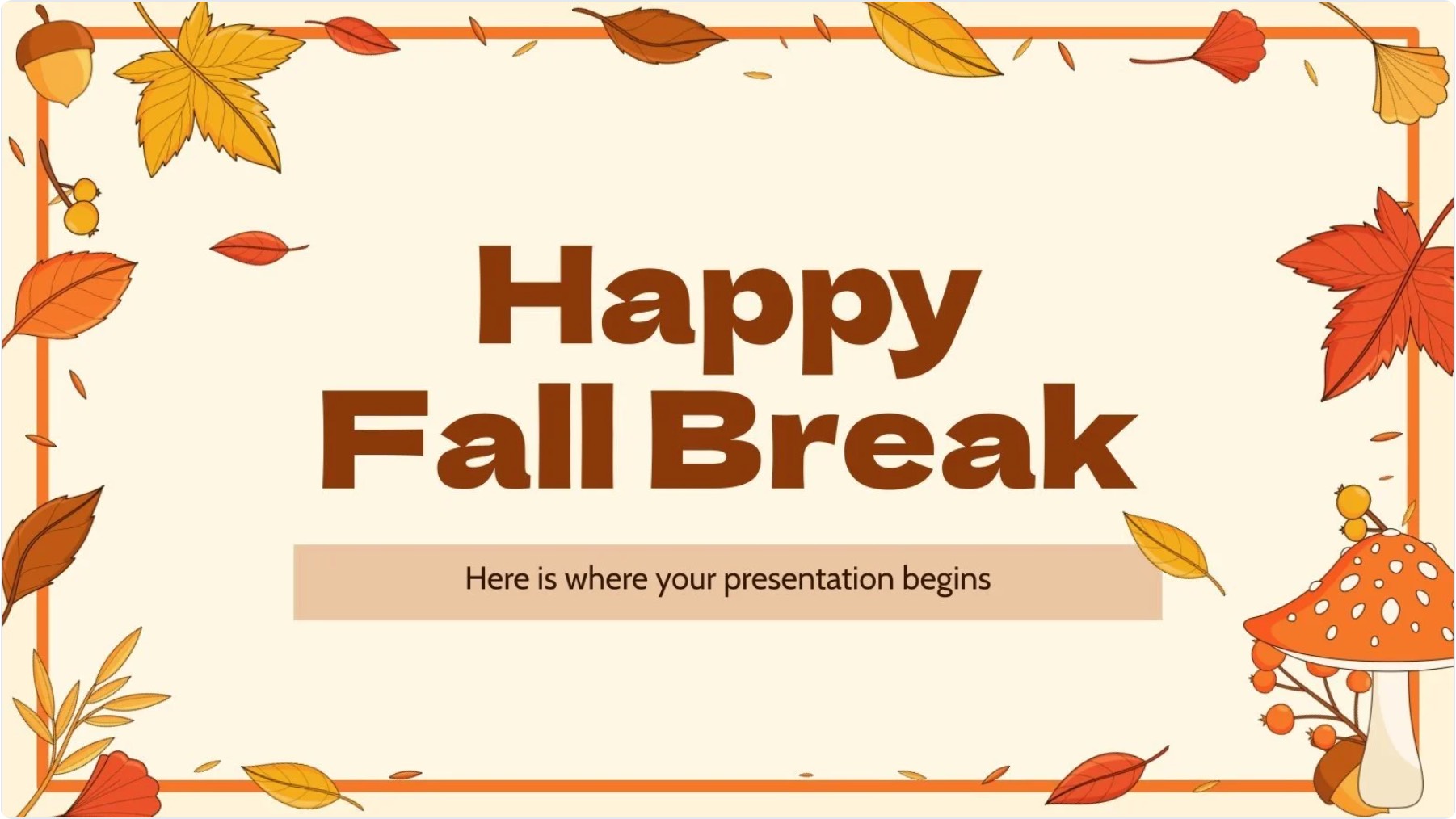 Happy Fall Break Image